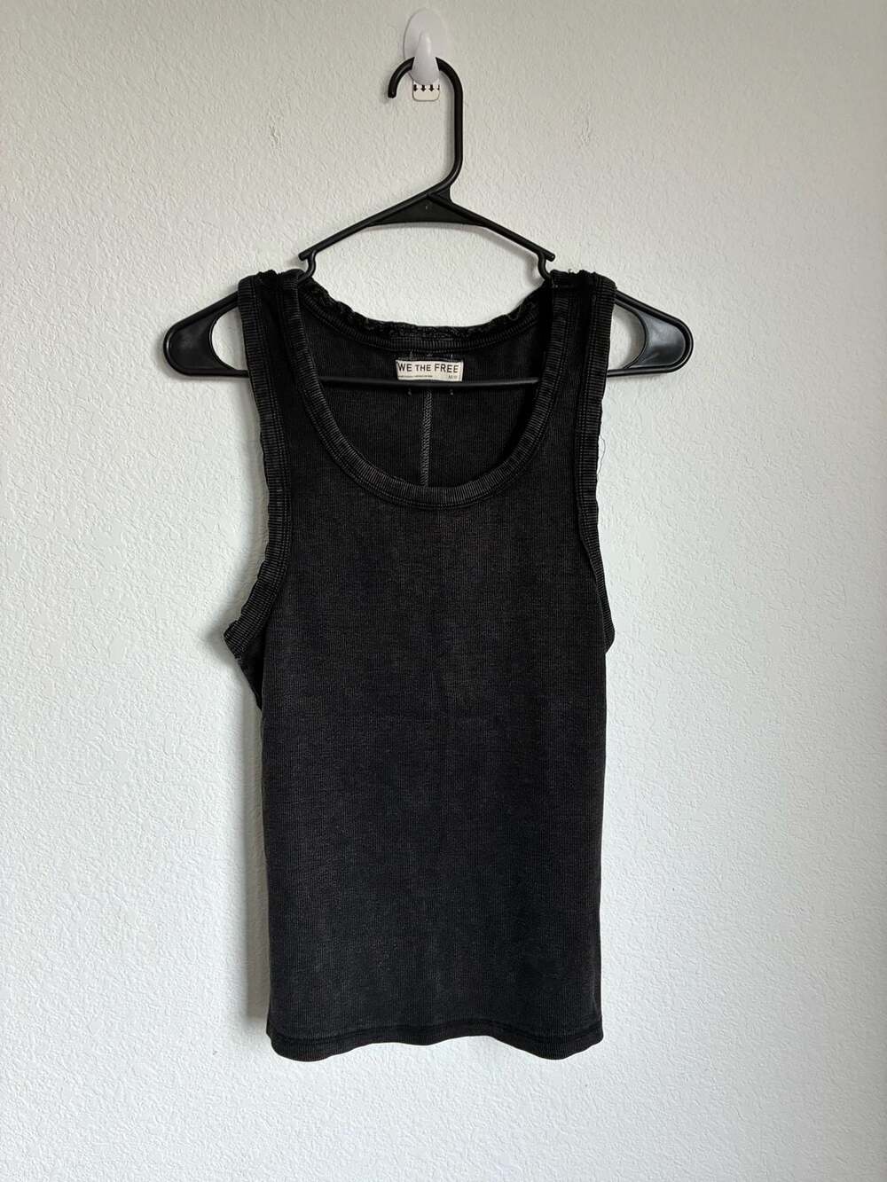 We The Free Ribbed Tank Top with Contrast Stitching